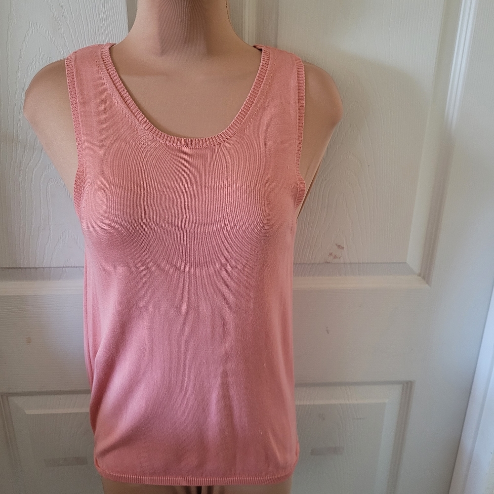 Unworn silk knit tank